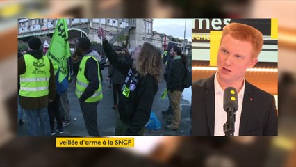 Réforme de la SNCF : "Les cheminots ne se battent pas pour eux-mêmes. C’est une bataille d’intérêt général. Il faut se mobiliser", déclare Adrien Quatennens #lesinformes