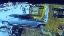 Driver mistakes gas pedal for brake, crashes into restaurant