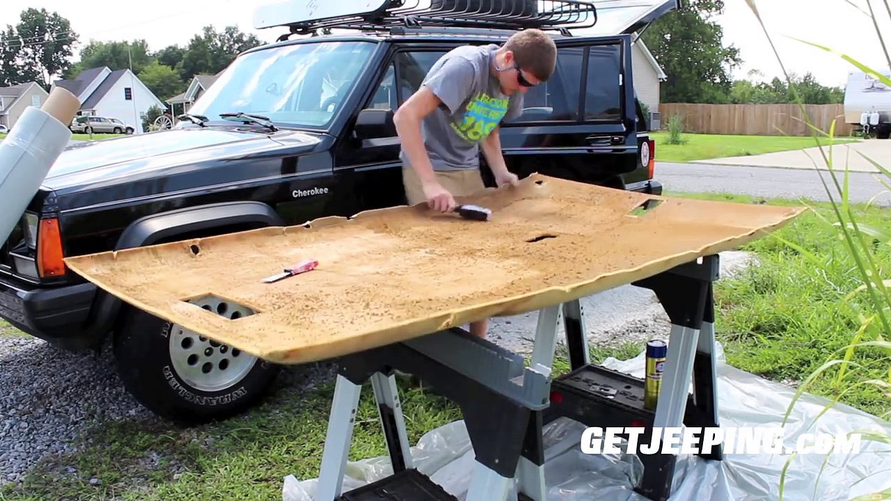 How To: Installing Headliner in 1984 - 2001 Jeep Cherokee XJ - GetJeeping