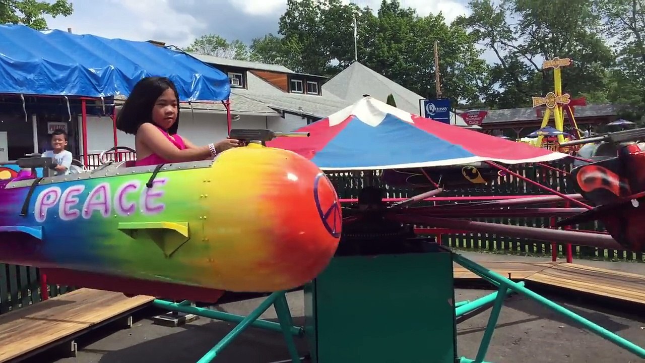 Kiddy Rides At Quassy Amusement Park Bumper Cars Roller Coaster