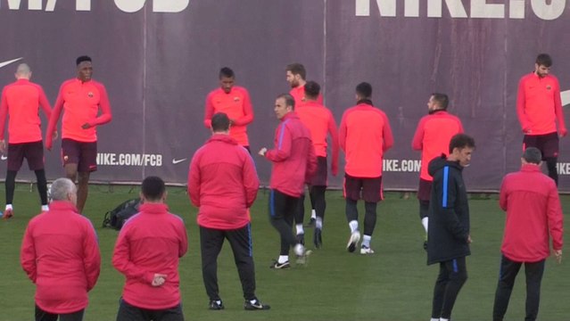 El Barcelona prepara el partido de Champions ante el Chelsea