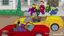 The Simpsons - First time that Mr. Burns uses a CREDIT CARD