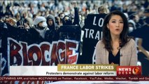 France labor strike: Protesters demonstrate against labor reform