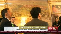 Japanese PM meets Italian counterpart in Florence
