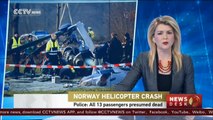 All passengers presumed dead in Norway helicopter crash