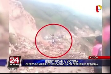 Cusco: encuentran cuerpo de mujer sepultada por huaico