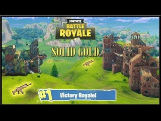 Fornite Battle Royale: Solid Gold Victory Royale
