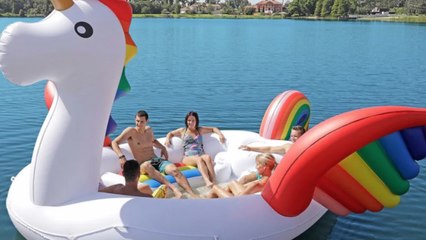 Prepare to be obsessed with these giant pool floats