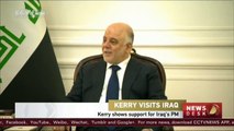 John Kerry visits Iraq to show support in fighting ISIL