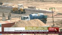 China-Sri Lanka port construction project resumes
