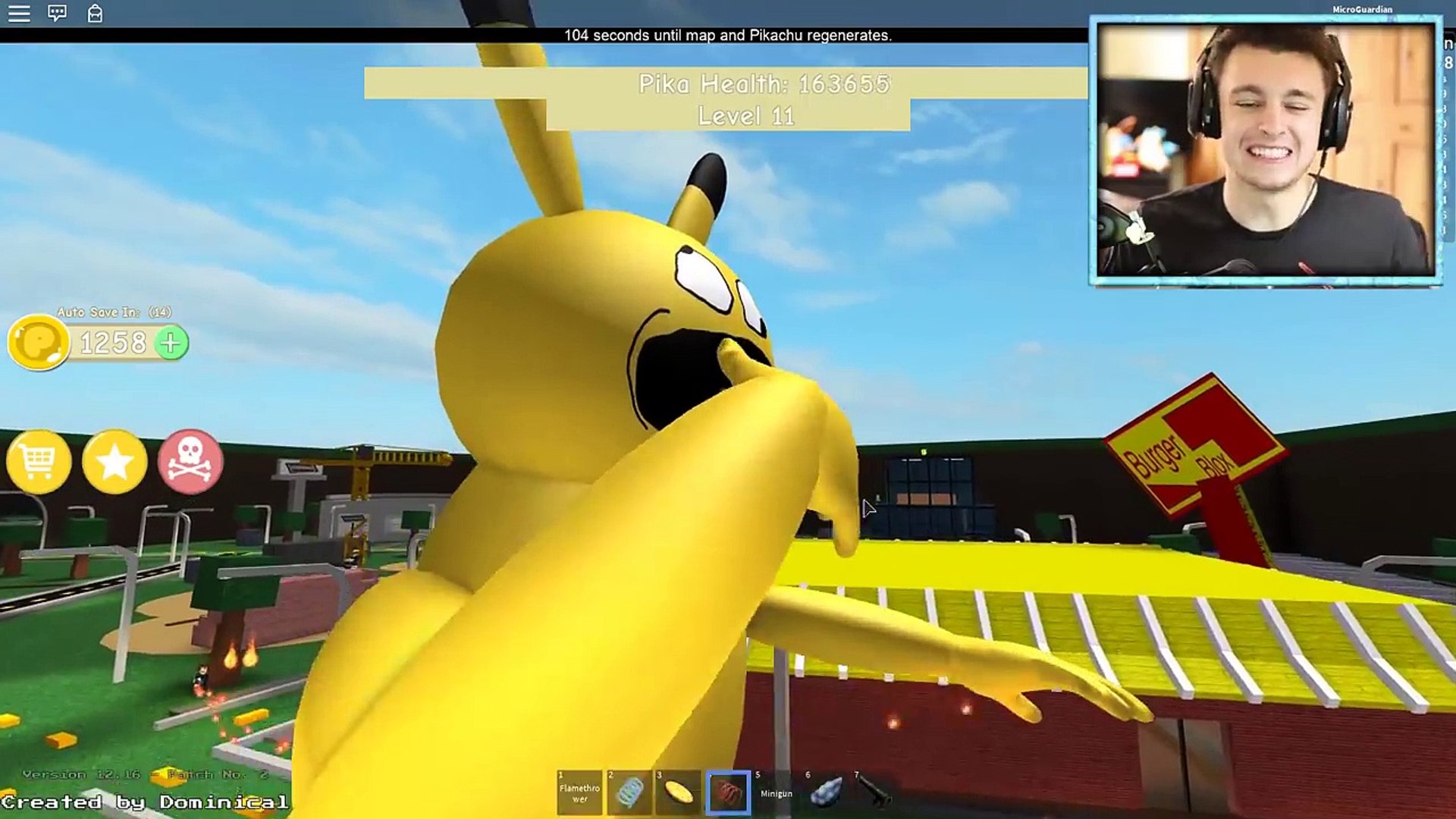 Eaten By A Very Hungry Pikachu In Roblox W Radiojh Games Video Dailymotion - radiojh games roblox with chad