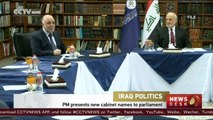 Iraq PM presents new cabinet names to parliament