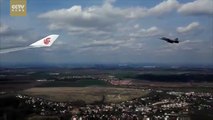 【V观】Exclusive：Czech fighter jets escort Xi Jinping’s plane