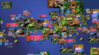 New 10 Jurassic World Lego Dinosaur Toys (Knockoff) Indominus Rex Vs T-Rex Unboxing