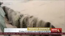 Pakistan downpour: 79 killed, 97 injured in rain-triggered accidents