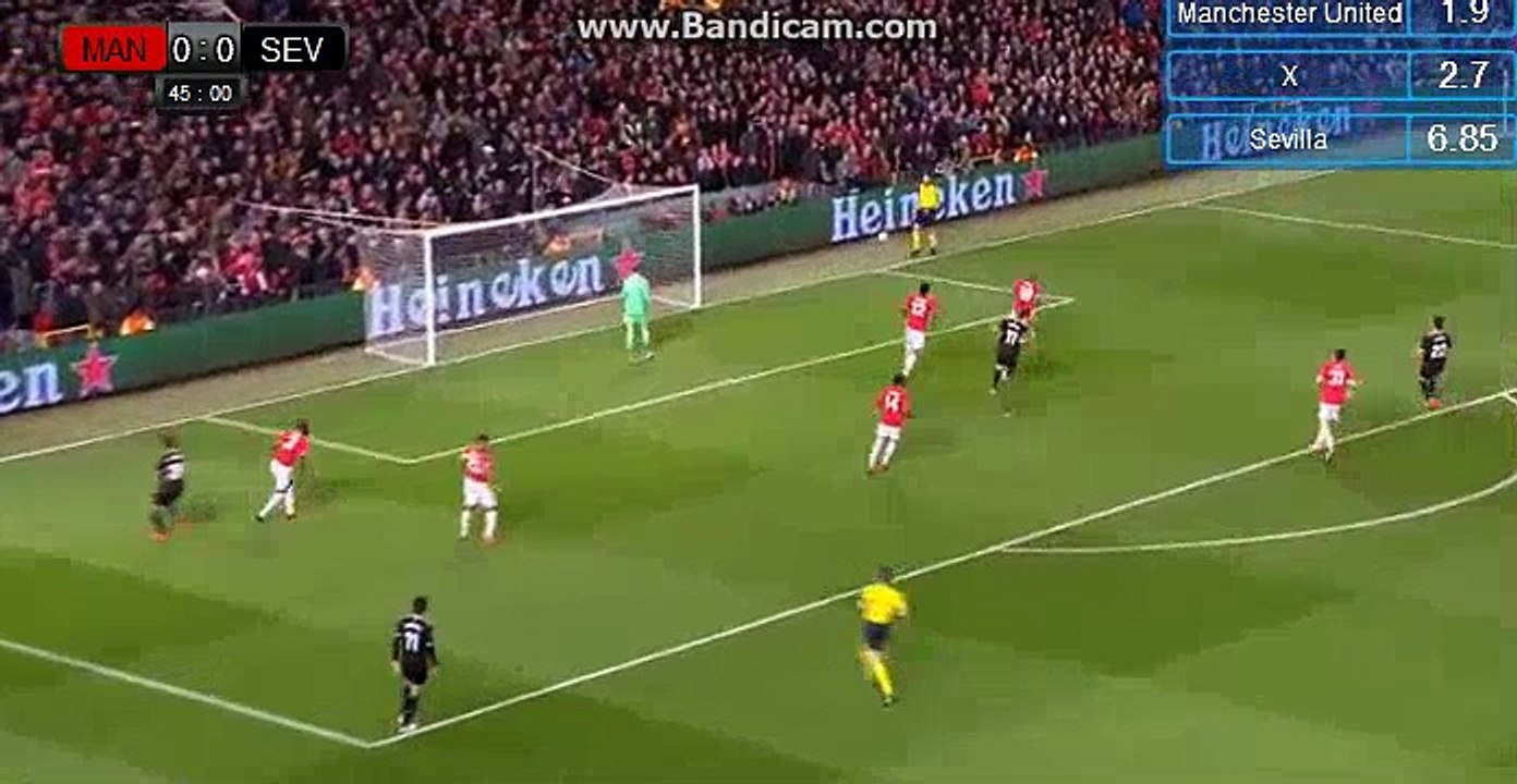 Half Time Goals and Highlights  HD Manchester United 0-0 Sevilla 13.03.2018