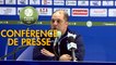 Conférence de presse FC Sochaux-Montbéliard - AJ Auxerre (0-4) : Peter ZEIDLER (FCSM) - Pablo  CORREA (AJA) - 2017/2018
