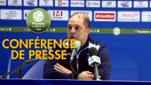 Conférence de presse FC Sochaux-Montbéliard - AJ Auxerre (0-4) : Peter ZEIDLER (FCSM) - Pablo  CORREA (AJA) - 2017/2018