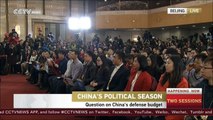 [V观] NPC Spokesperson: China’s defense budget to increase by 7% to 8% 傅莹：中国军费预算增幅低于去年 增幅在7%到8%之间