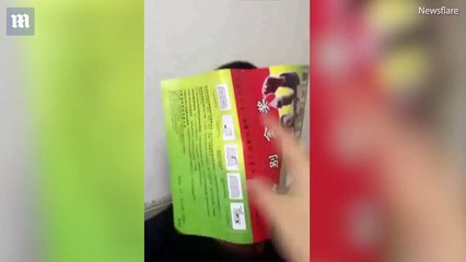 Foul Woman Slaps Rat Glue Trap On Husbands Face!