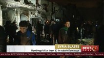 Bombings kill at least 83 in Syria's Damascus
