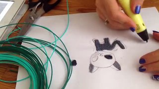 LPS DIY Tutorial 3d pen- как нарисовать кошку ЛПС