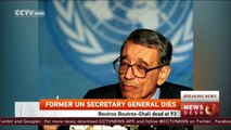 Former UN Secretary-General Boutros Boutros-Ghali has died