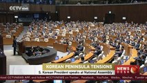 Korea peninsula tension: Park delivers speech at National Assembly