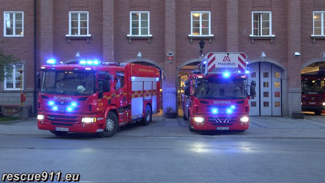 [Stockholm] 1210 + 1230 + 3410 Storstockholms brandförsvar
