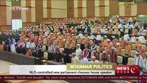 Myanmar's new lawmakers choose new upper house speaker