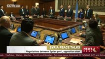 Negotiations between Syrian gov't, opposition start