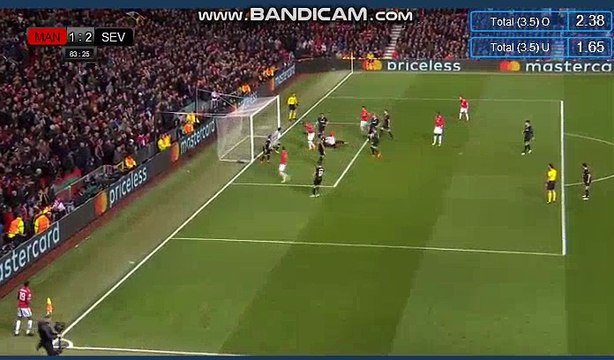 Romelu Lukaku Goal Manchester United 1-2 Sevilla