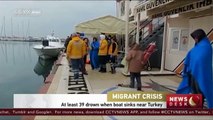 39 migrants drown as boat sinks near Turkey
