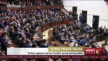 Turkey opposes Syrian Kurdish group joining Syria peace talks