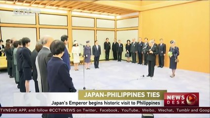 Japan's Emperor begins historic visit to Philippines