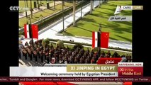 Egyptian President holds welcome ceremony for President Xi Jinping