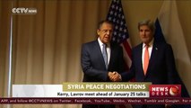 Lavrov meets Kerry to finalize details of Syrian peace talks