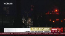 Suicide bombing in Afghan capital kills 7 civilians, near Russian embassy