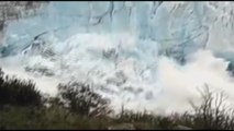 El Derrumbe del glaciar Perito Moreno provoca inundaciones