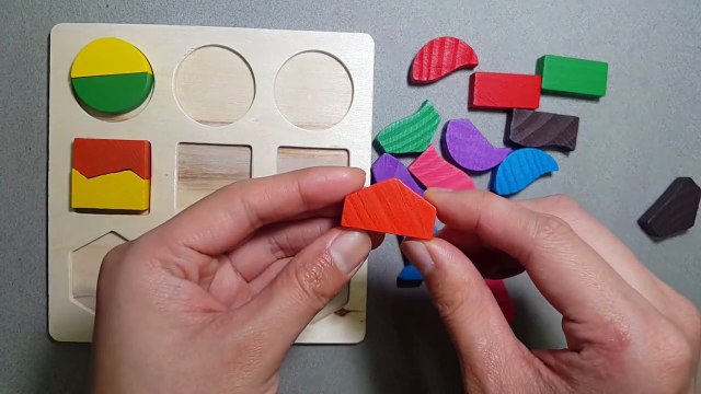 Learn shapes for kids with creative shape sorting puzzle toy