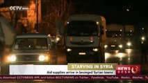 Second batch of aid supplies arrive in besieged Syrian towns