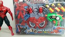 Spider-Man. Homem Aranha com 2 Bonecos, Aranhas, Arminha(dardo) e Máscara. Review Completo.