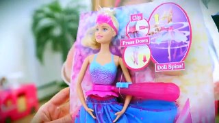 BARBIE DOLL Dance and Spin Ballerina Review Barbie Dreamhouse Toys Playtime Toy Unboxing Episode 289