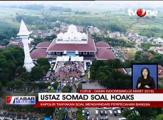 Ustaz Somad Himbau Masyarakat Tak Sebar Hoax