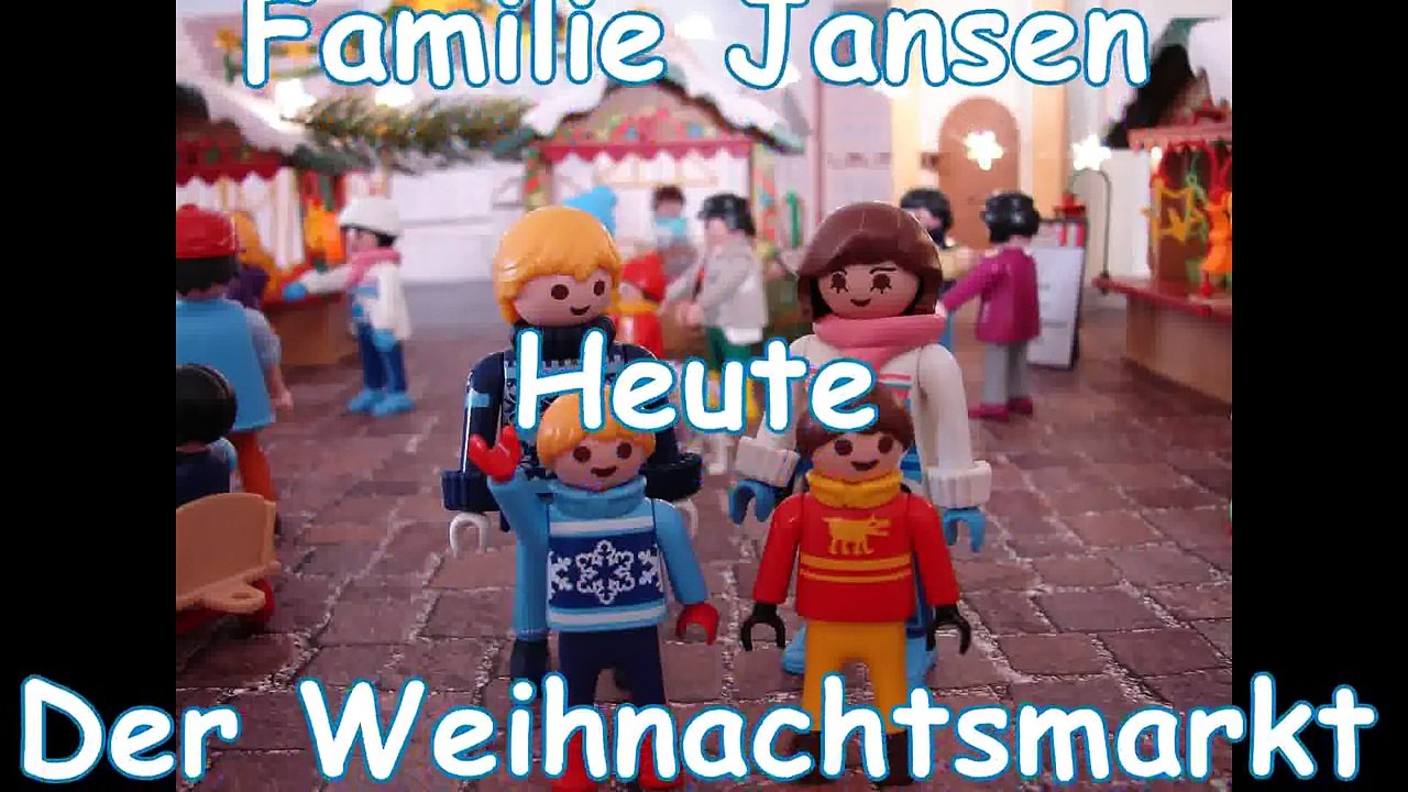 Playmobil Film deutsch Weihnachtsmarkt / Kinderfilm/ Kinderserie von Familie Jansen