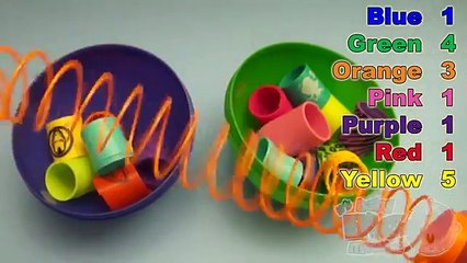 Learn Colours with Slinkies! Fun Learning Contest with Disney Cars Avengers Lalaloopsey!