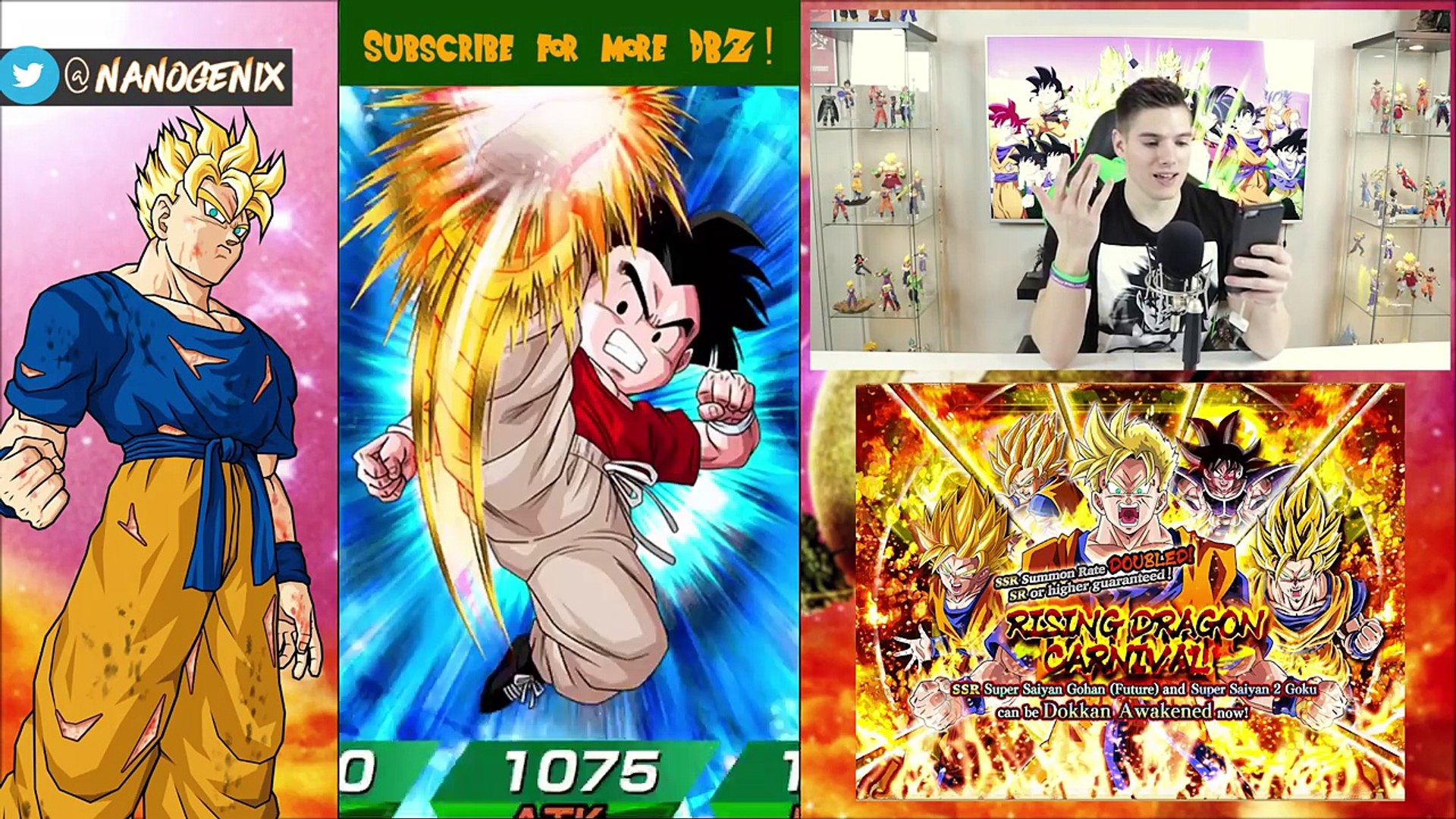 Super Saiyan 3 Returns Double Ssr Rate Multisummons Dragon Ball Z Dokkan Battle Video Dailymotion