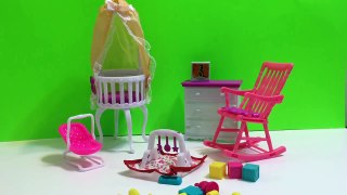 Barbie baby nursery set!