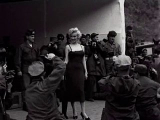 Marilyn Monroe Posing For The Troops In Korea 1954
