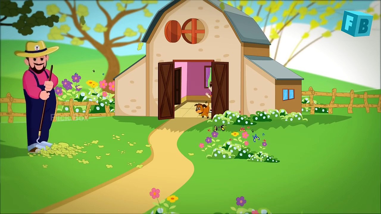 Bingo Dog Song - Nursery Rhyme With Lyrics | Cartoon Animation for Children